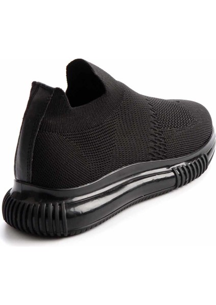 Siyah Triko Kadın Sneaker K01703102782