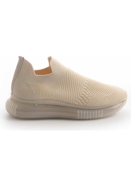 Bej Triko Kadın Sneaker K01703102782