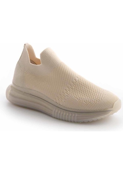 Bej Triko Kadın Sneaker K01703102782