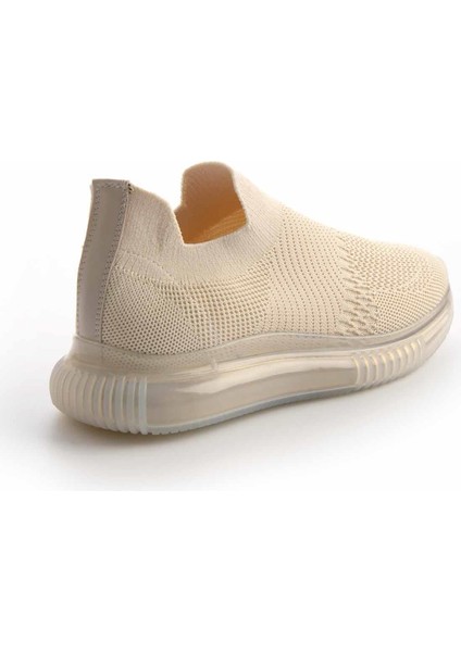 Bej Triko Kadın Sneaker K01703102782