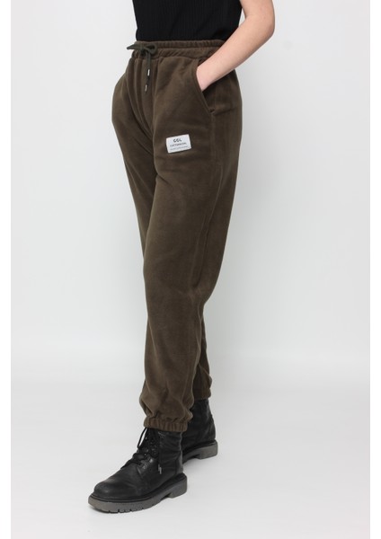 Kadın Oversize Polar Eşofman Alt