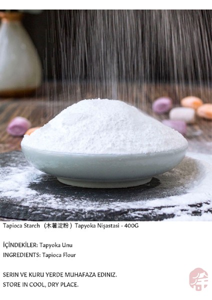 Tapyoka Nişastası (Tapioca Starch) – 400G