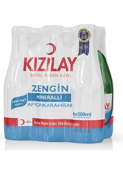Afyonkarahisar Doğal Maden Suyu 6X200 ml