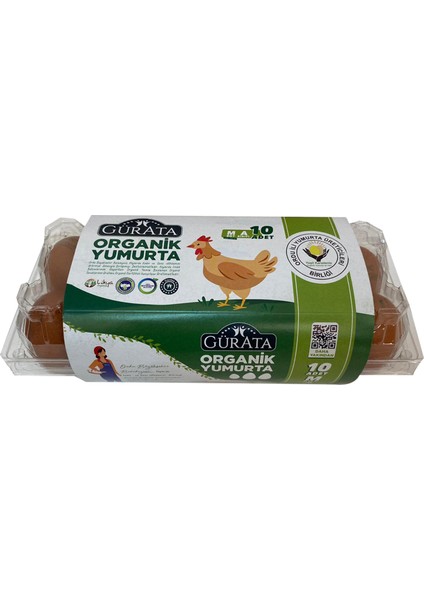 Ordu Yumurta Üreticileri Birliği Organik 10'lu M Boy (53-62G)