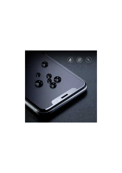 iPhone 14 Pro ile Uyumlu Hayalet Ekran Koruyucu Z-Davin Privacy Seramik Ekran Filmi Siyah