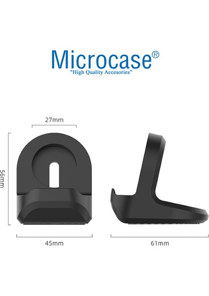 Apple Watch Tüm Seriler ile Uyumlu Mini Silikon Şarj Standı - AL3569