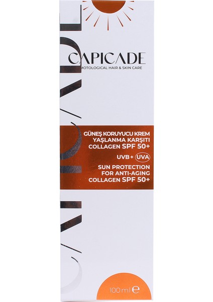 Güneş Koruyucu Krem Collagen SPF50 + 100 Ml(Yeni Ambalaj)