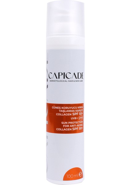 Güneş Koruyucu Krem Collagen SPF50 + 100 Ml(Yeni Ambalaj)