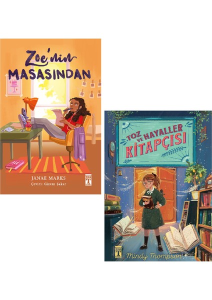 Zoe'nin Masasından + Toz ve Hayaller Kitapçısı 2 Kitap Set Ktp