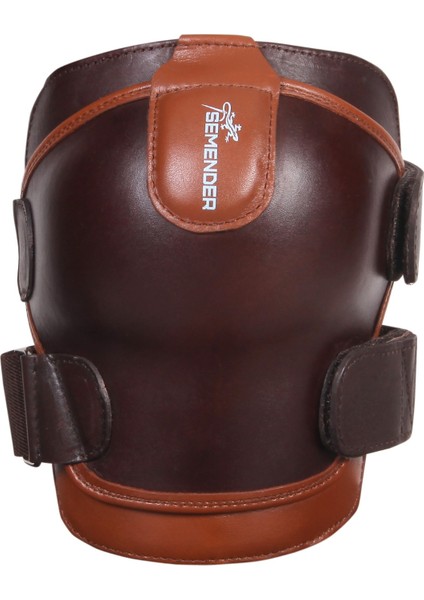 Motosiklet Koruyucu dizlik, Doğal Deriden, El Yapımı, Kahve-Taba