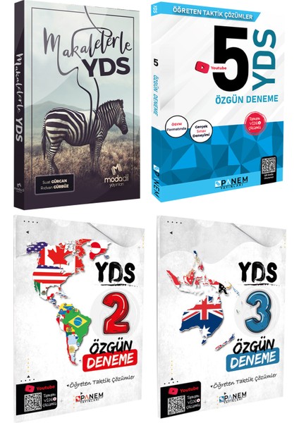 2023 Modadil Makalelerle YDS+Panem YDS 2+3+5 Deneme