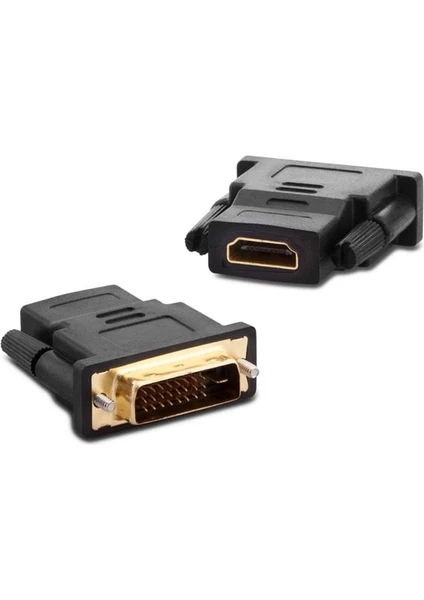 Erkek DVI To HDMI Dişi Çevirici DVI To HDMI Monitörden Ekran Kartına Kablo Çevirici 24+1