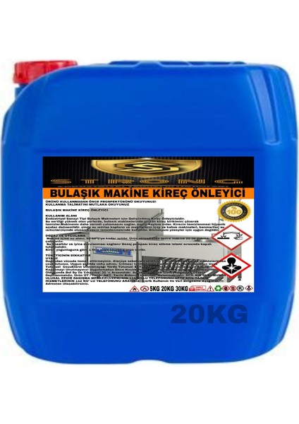 Bulaşık Makine Kireç Önleyici 20 kg