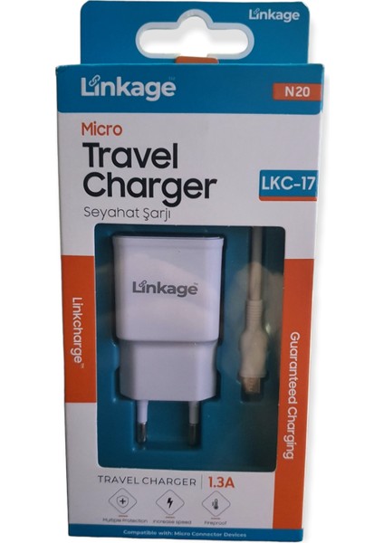 1.3A Micro USB Android Şarj Seti