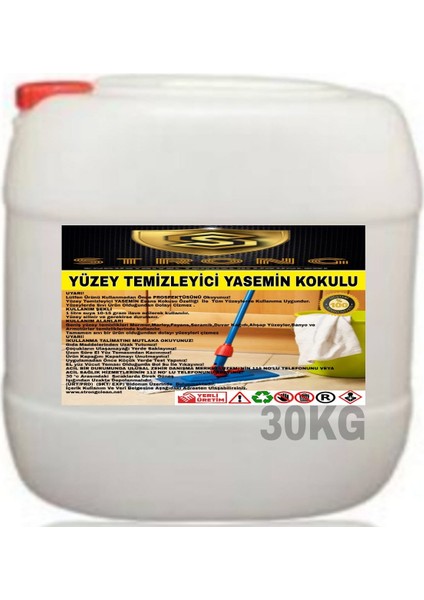 Yüzey Temizleyici Yasemin Kokulu 30 kg