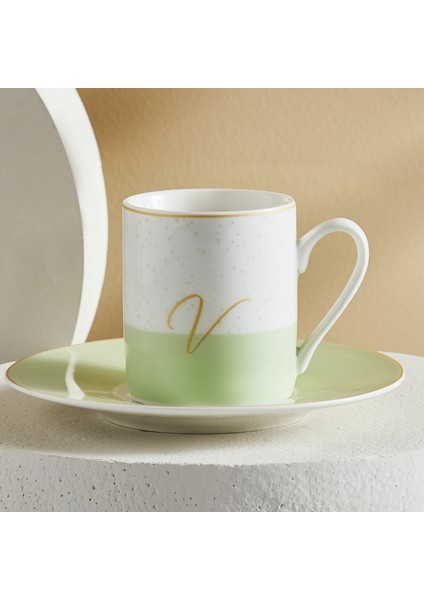 V Harfli Tek Kişilik Porselen Kahve Fincanı 100 ml fiyatları