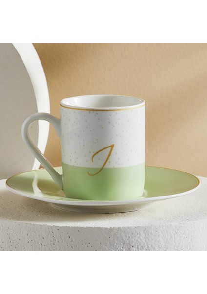 I Harfli Tek Kişilik Porselen Kahve Fincanı 100 ml fiyatları