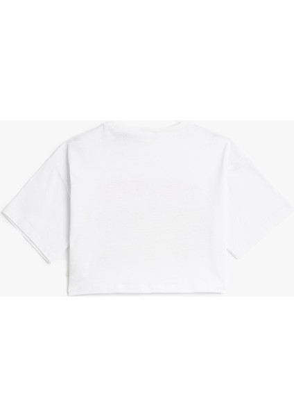 Lola Bunny Tişört Lisanslı Crop Oversize Kısa Kollu Pamuklu
