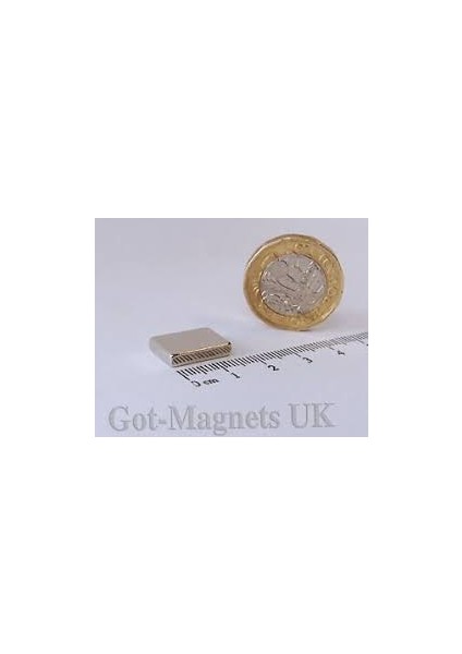 15 x 10 x 3 mm Köşeli Neodyum Mıknatıs