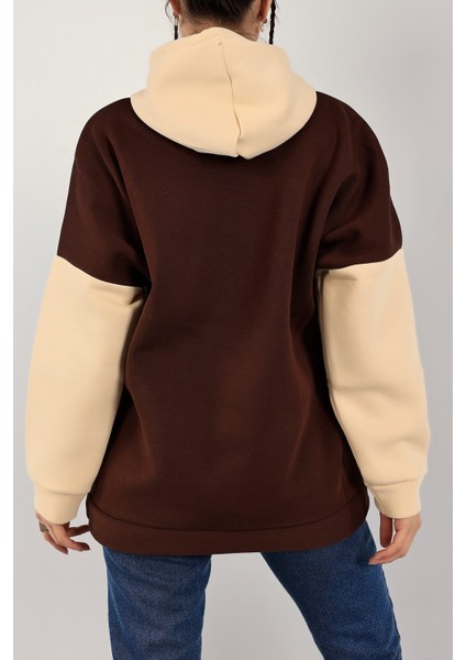 Kadın Sweatshirt Kapüşonlu Baskılı Üç Iplik fiyatları