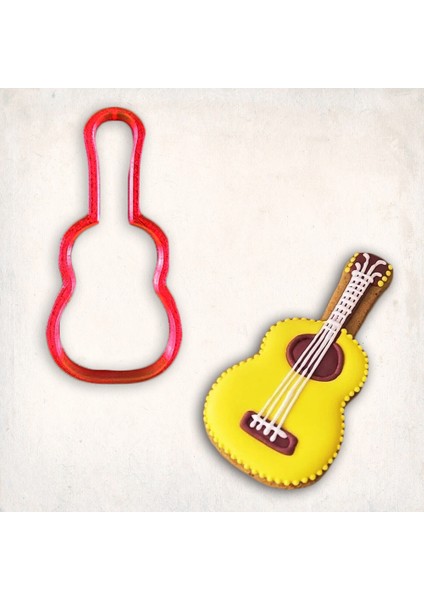 Gitar-1 Kurabiye Kalıbı Şekillendirici Kopat
