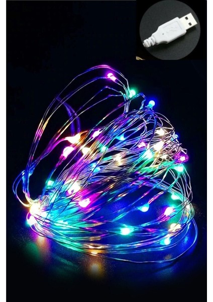 Peri Led Işık 5 Metre Usb ile Çalışan Çok Amaçlı Dekoratif Aydınlatma