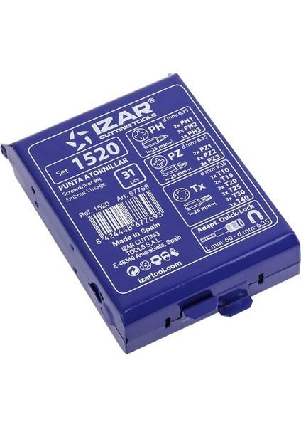 Izar Tools 31 Parça Bits Uç Seti modelleri