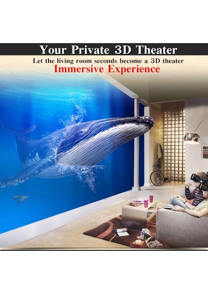 Sanal Gerçeklik Gözlüğü Kulaklıklı 3D Vr Filmler & Video Oyunları Tüm Telefonlara