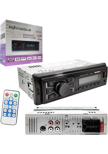 Oto Teyp 4X55W Bt/2xusb/sd/fm/aux Navıgold DS-462