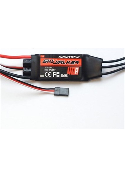 Esc 40A Brushless Fırçasız Motor Hız Kontrol Sürücüsü