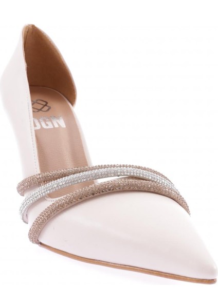 YSF-07-23Y Kadın Silver Taş Bantlı Abiye Ayakkabı fiyatları