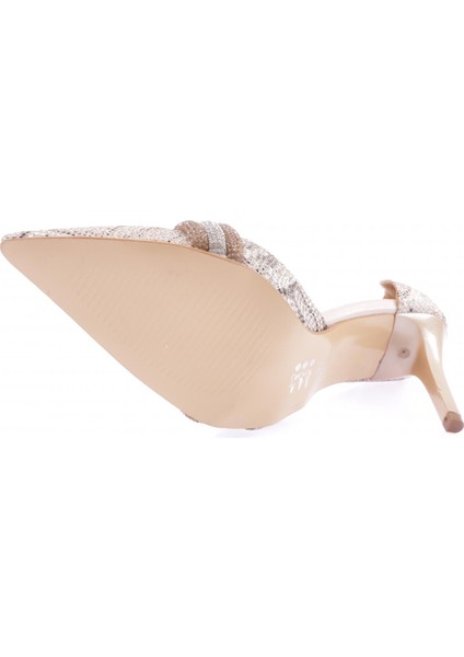 YSF-07-23Y Kadın Silver Taş Bantlı Abiye Ayakkabı indirimleri