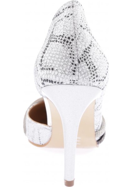 YSF-07-23Y Kadın Silver Taş Bantlı Abiye Ayakkabı fırsatları