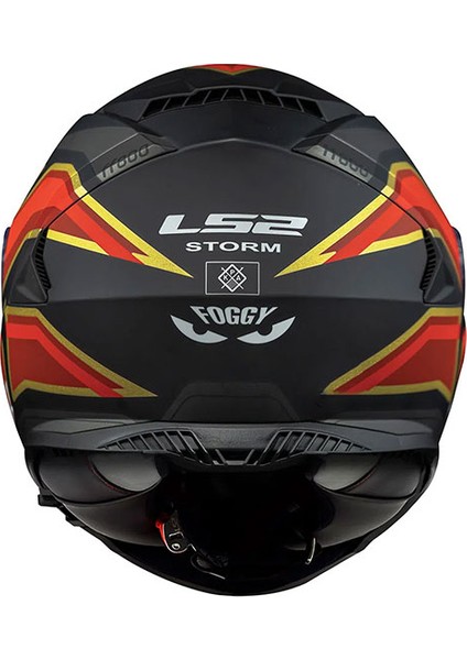 Storm Foggy Kapalı Kask Mat Siyah-Kırmızı modelleri