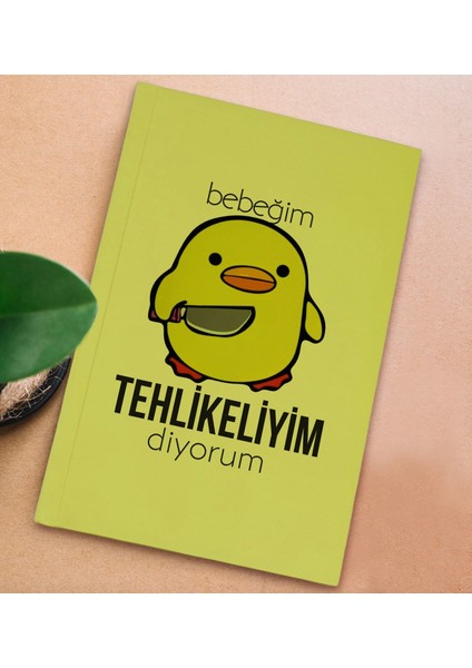 Sarı Sert Kapaklı Defter ve Middle Kupa Seti, Arkadaşa Hediye, Yeni Iş Hediyesi, Doğum Günü Hediyesi-14