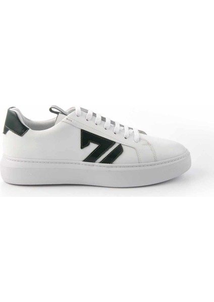 Beyaz Yeşil Leather Erkek Sneaker E01901521303