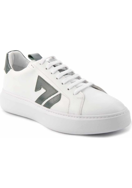 Beyaz Yeşil Leather Erkek Sneaker E01901521303 modelleri