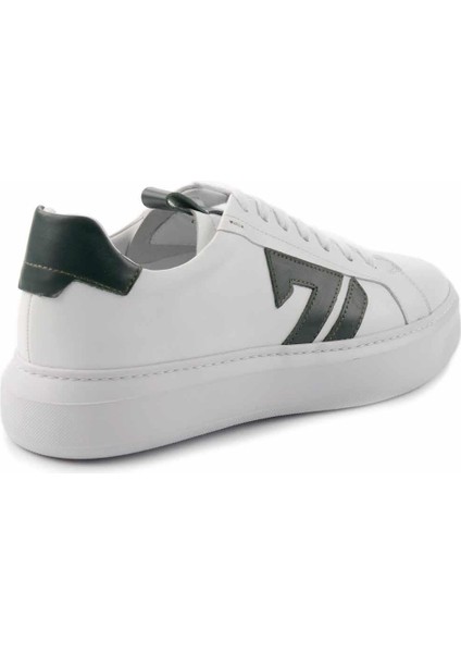 Beyaz Yeşil Leather Erkek Sneaker E01901521303 fırsatları