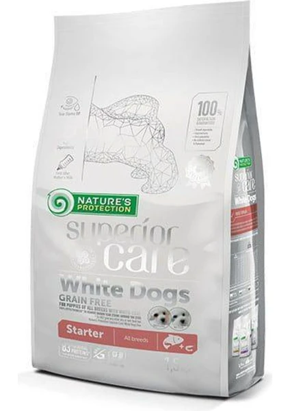 Natures Protection Nature's Protection Superior Care White Dogs Tahılsız Somunlu Yavru Köpek Maması 1,5 kg