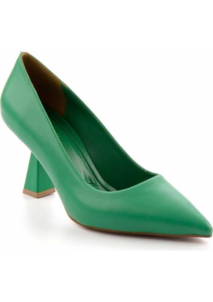 Yeşil Kadın Klasik Topuklu Ayakkabı K01231304809 modelleri