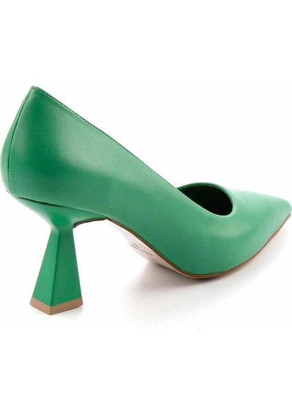 Yeşil Kadın Klasik Topuklu Ayakkabı K01231304809 fırsatları