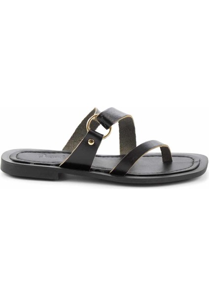 Siyah Leather Kadın Terlik K04826017603 fiyatları