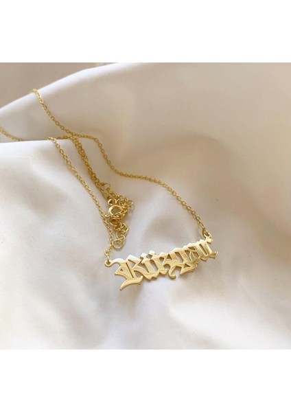 925 Ayar Gümüş Isim Kolye