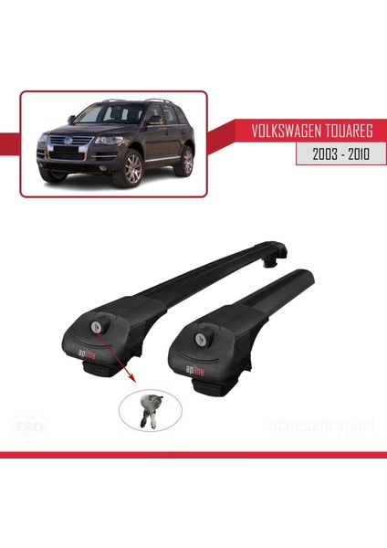 Volkswagen Touareg 2003-2010 Arası Ile Uyumlu Ace-1 Ara Atkı Tavan Barı Siyah fiyatları
