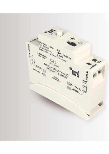 W Otomat Tipi Merdiven Işık Otomatiği (10A)