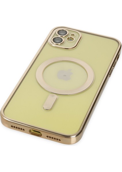 Tech Gross iPhone 11 Kılıf Kross Magneticsafe Kapak - Gold