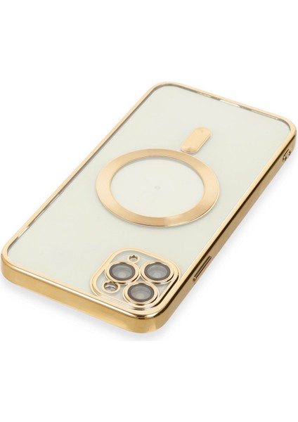 iPhone 11 Pro Max Kılıf Kross Magneticsafe Kapak - Gold