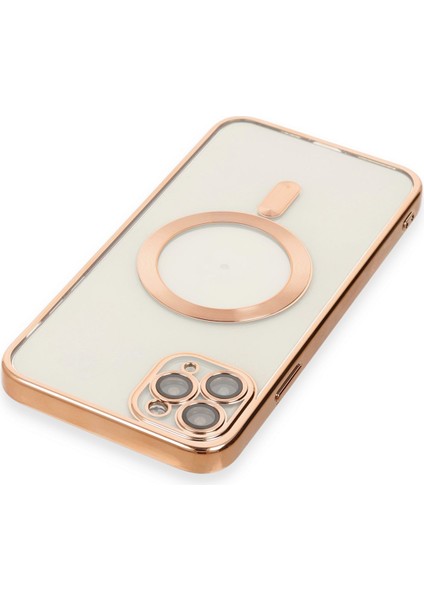 iPhone 11 Pro Max Kılıf Kross Magneticsafe Kapak - Rose