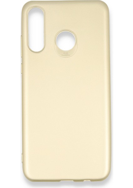 Huawei Y9 Prime 2019 Kılıf Premium Rubber Silikon - Gold