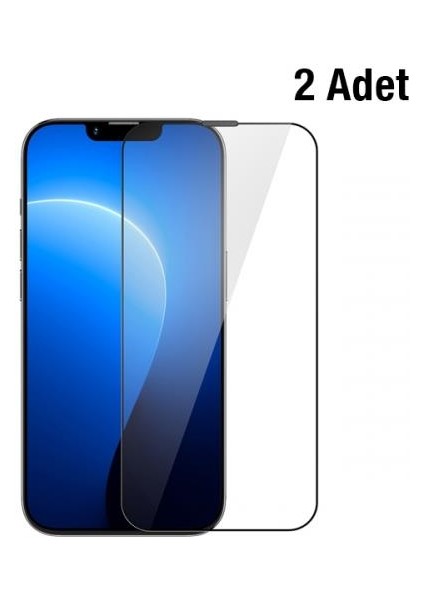 2 Adet 0.3mm 9h iPhone 14 Plus ve 13 Pro Max 6.7 Ful Kaplama Kırılmaz Ekran Koruyucu,dayanıklı